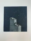 Cora Cummins, Sky Garden, Etching and acquaint