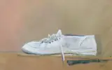 Charles Brady, Shoe, Oil on paper
