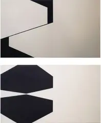 Untitled Abstracts (2) by Sean Shanahan, Screenprint, sold May 2023