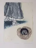 Alice Maher, Shadow, Coloured intaglio print