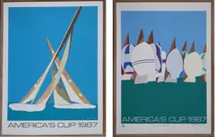 Franco Costa, America's Cup 1987 (2), Lithograph