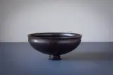 Sonja Landweer, Bowl With Serated Foot, (1967) Earthenware