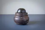 Sonja Landweer, Baked Lidded Pot, 1981, Earthenware