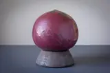 Red Globe by Sonja Landweer, 1974, Ceramic, sold Apr 2023