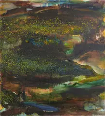 Barrie Cooke, Lough Arrow Algae, 1995, Oil on canvas
