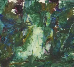 Track To Long Dam by Barrie Cooke, Oil on board, sold Apr 2023