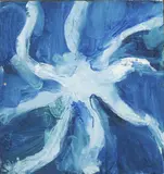 Small Dance by Barrie Cooke, 1976, Oil on board, sold Apr 2023