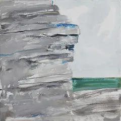 Cliff Loop Head by Barrie Cooke, Oil on canvas, sold Apr 2023