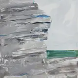 Cliff Loop Head by Barrie Cooke, Oil on canvas, sold Apr 2023