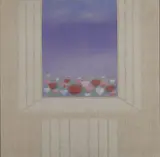 Patrick Scott, Poppy Field Thailand, 1987, Acrylic on unprimed canvas