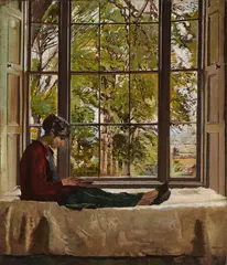 Seán Keating, The Window, 1924, Oil on canvas