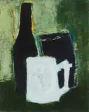 Nancy Wynne-Jones, Still Life With White Mug, Acrylic on canvas