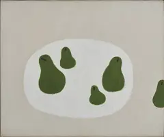 William Scott, An Orchard Of Pears, NO.1 (1976) Oil on canvas