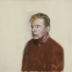 Rodrigo Moynihan, Portrait Of Francis Bacon, Oil on canvas