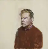 Rodrigo Moynihan, Portrait Of Francis Bacon, Oil on canvas