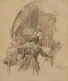 Mainie Jellett, Art School, Life Class
