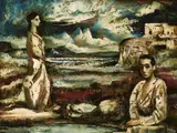 Daniel O'Neill, Lovers In The Evening, Oil on board