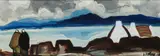 Shawlies On The Coast by Markey Robinson, Gouache, sold Jun 2023