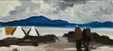 The Road To The Sea by Markey Robinson, Gouache, sold Jun 2023