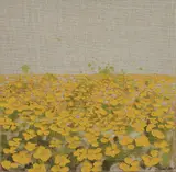 Sarah Walker, Aliens And Buttercups, Oil on linen
