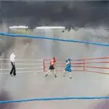 Sarah Walker, All Ireland Semi-Finals, National Stadium, Oil on canvas