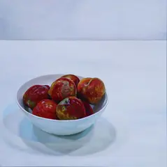 Blaise Smth, Still Life 1 (Plums), Oil on canvas