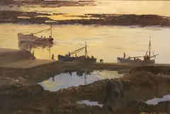 Patrick Leonard, Waiting For The Tide, Rush, Oil on board