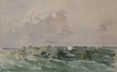 Nathaniel Hone, Landscape, Watercolour