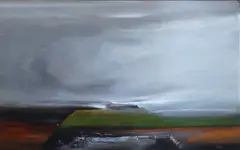 Richard Kingston, Sea Encroachment, Oil on board