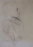 Seán Keating, Portrait Of A Gentleman, Pencil on paper