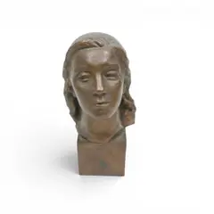 Bust Of A Woman by Bratislav Benda, bronze, sold Aug 2026