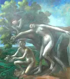 Paul Storey, 'At Phorcys Cave', acrylic on canvas