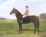 Robert Anscombe, An Equestrian Portrait, oil on canvas