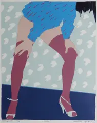 Anders Kjær, Nina, 1983, Serigrafi