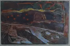 Johannes Rian, Skygger Tåsen, 1940, Fargetresnitt