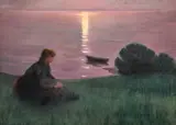 Lars Jorde, Kvinne i solnedgang