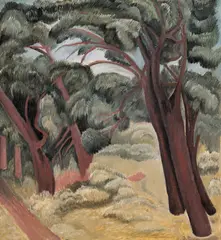 Rudolph Thygesen, Trær 1927*, Olje på lerret