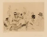 Edvard Munch, Kafé Bauer