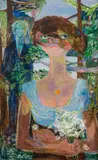 Else Hagen, Huldra, 1950, Olje på lerret
