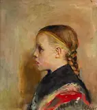 Christian Krohg, Maren Sofie (Marie) Gaihede, Olje på lerret