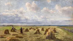 Kitty Lange Kielland, Fra Wiig, 1895, Olje på lerret
