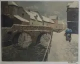 Frits Thaulow, Broen i Amiens, Fargeradering