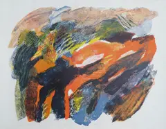 Carl Nesjar, Uten tittel, 1986, Litografi
