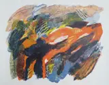 Carl Nesjar, Uten tittel, 1986, Litografi