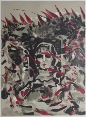Håkon Bleken, Epilog, 1987, Litografi