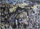 Håkon Bleken, Angst (Spor), 1995, Litografi