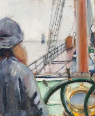Christian Krohg, Losen, Olje på plate