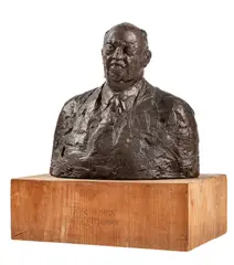 Nils Aas, Byste av Rolf Stenersen, Bronse