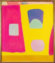 Johannes Rian, Uten tittel, 1971, Olje på lerret