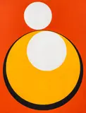 Geneviève Claisse, Unites, 1970, Olje på lerret